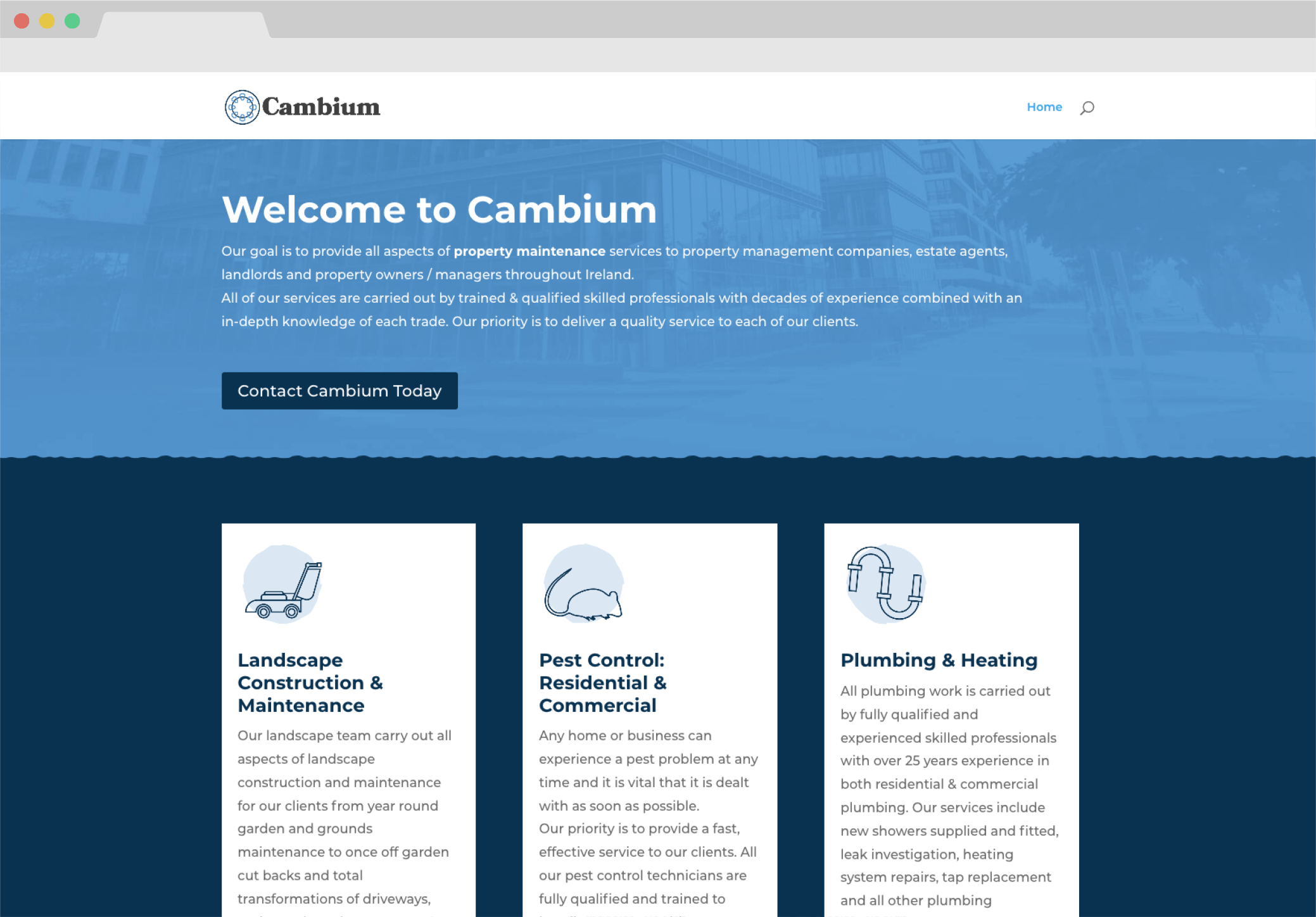 Cambium screen grab